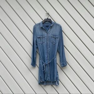 American Eagle Chambray Shirtdress